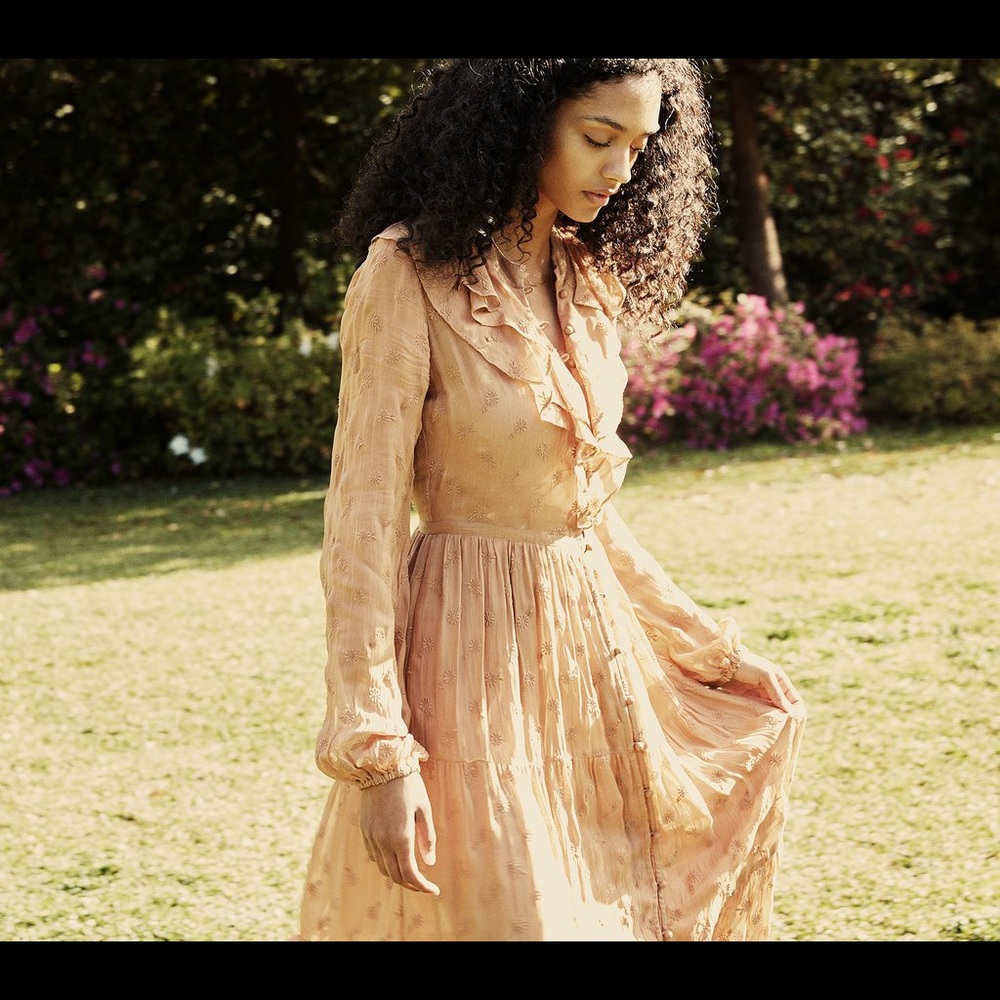 Doen Faye Dress in Adobe Size S NWT